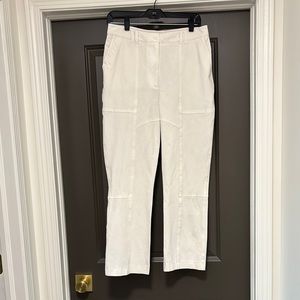 Jonathon Simkhai white stretch pants NWT 8